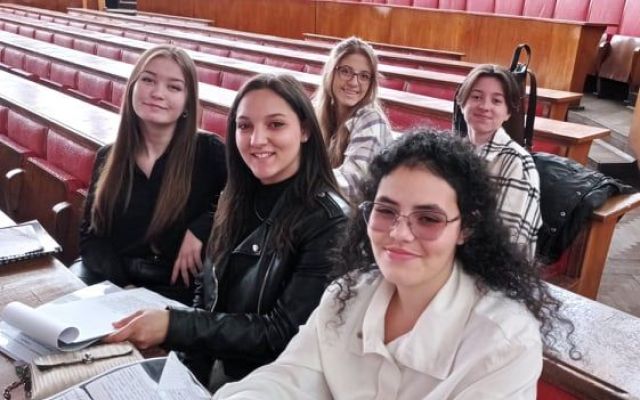 Първа награда от втория национален конкурс „Млади изследователи 2023г.“ УХТ гр. Пловдив