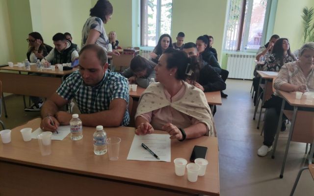 Представители на Асоциацията на месопреработвателите в България с впечатляваща презентация в ПГХТ „Акад. Неделчо Неделчев” [23.09.2022]