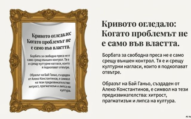 „Бай Ганьо журналист“ – когато класиката проговаря за днешните медии [27.02.2026]